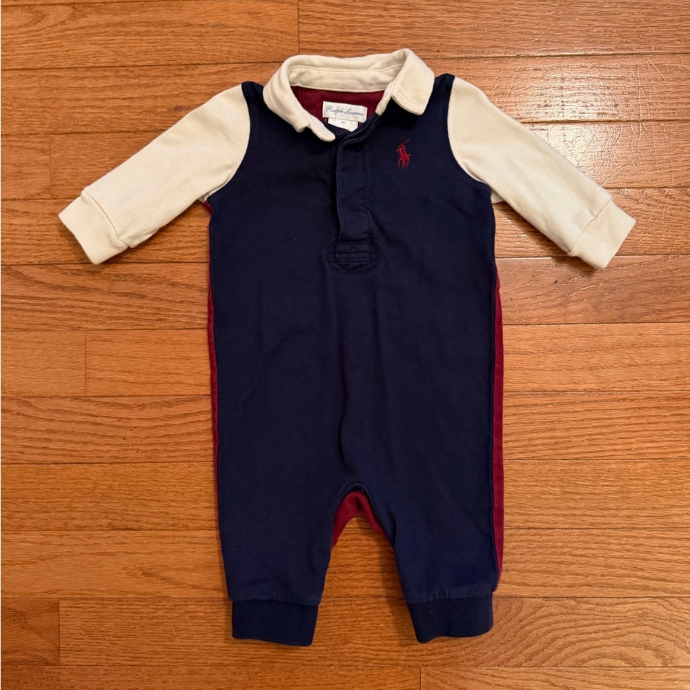 Ralph Lauren Infant Color-block One Piece